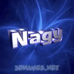 nagy in Plasma style - 3D name wallpaper