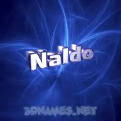 naldo in Plasma style - 3D name wallpaper