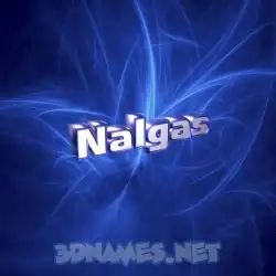 nalgas in Plasma style - 3D name wallpaper