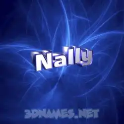 nally in Plasma style - 3D name wallpaper