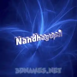 nandhagopal in Plasma style - 3D name wallpaper