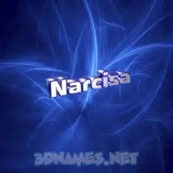 narcisa in Plasma style - 3D name wallpaper