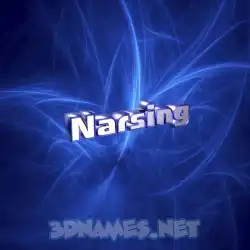 narsing in Plasma style - 3D name wallpaper