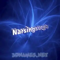 narsingsurya in Plasma style - 3D name wallpaper