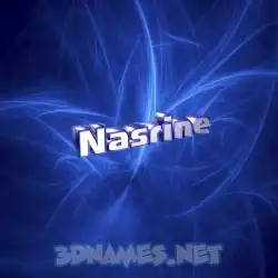 nasrine in Plasma style - 3D name wallpaper