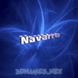 navarro in Plasma style - 3D name wallpaper