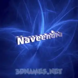 naveendra in Plasma style - 3D name wallpaper