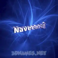naveenraj in Plasma style - 3D name wallpaper