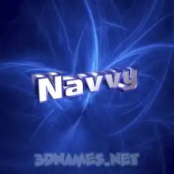 navvy in Plasma style - 3D name wallpaper