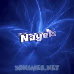 nayels in Plasma style - 3D name wallpaper