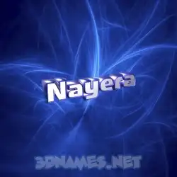nayera in Plasma style - 3D name wallpaper