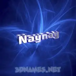 naynay in Plasma style - 3D name wallpaper