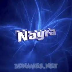 nayra in Plasma style - 3D name wallpaper