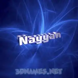 nayyan in Plasma style - 3D name wallpaper