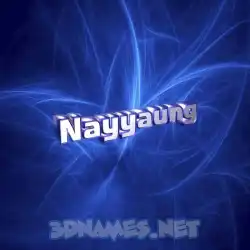 nayyaung in Plasma style - 3D name wallpaper