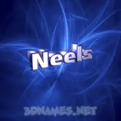 neels in Plasma style - 3D name wallpaper