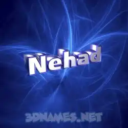 nehad in Plasma style - 3D name wallpaper