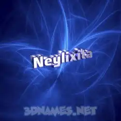 neylixita in Plasma style - 3D name wallpaper