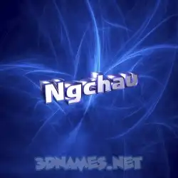 ngchau in Plasma style - 3D name wallpaper
