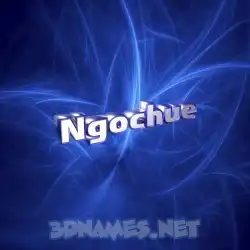 ngochue in Plasma style - 3D name wallpaper
