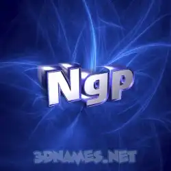 ngp in Plasma style - 3D name wallpaper