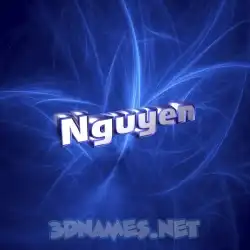 nguyen in Plasma style - 3D name wallpaper