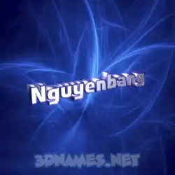 nguyenbang in Plasma style - 3D name wallpaper