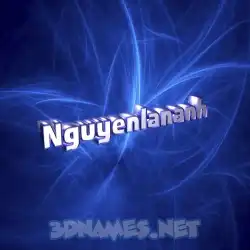 nguyenlananh in Plasma style - 3D name wallpaper