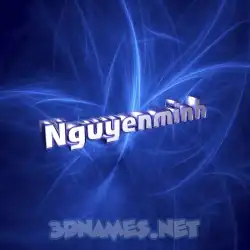 nguyenminh in Plasma style - 3D name wallpaper