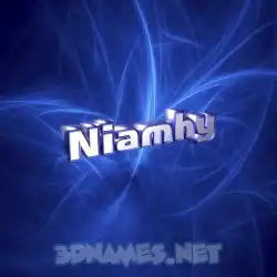 niamhy in Plasma style - 3D name wallpaper