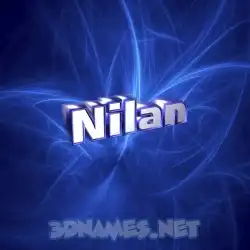nilan in Plasma style - 3D name wallpaper