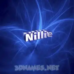 nillie in Plasma style - 3D name wallpaper