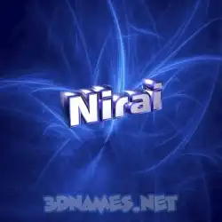 nirai in Plasma style - 3D name wallpaper