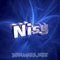 nisy in Plasma style - 3D name wallpaper
