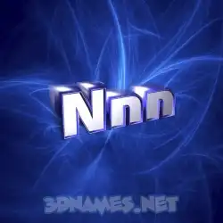 nnn in Plasma style - 3D name wallpaper