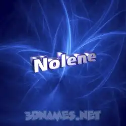 nolene in Plasma style - 3D name wallpaper