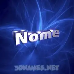 nome in Plasma style - 3D name wallpaper
