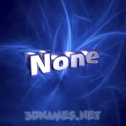 none in Plasma style - 3D name wallpaper