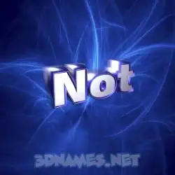 not in Plasma style - 3D name wallpaper