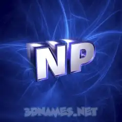 np in Plasma style - 3D name wallpaper