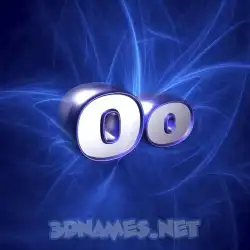 oo in Plasma style - 3D name wallpaper