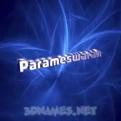 parameswaran in Plasma style - 3D name wallpaper