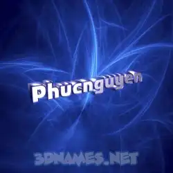 phucnguyen in Plasma style - 3D name wallpaper