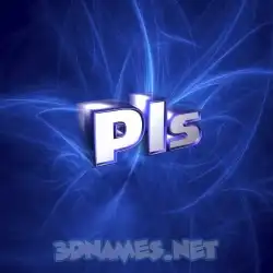 pls in Plasma style - 3D name wallpaper