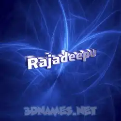 rajadeepu in Plasma style - 3D name wallpaper