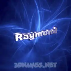 raymond in Plasma style - 3D name wallpaper