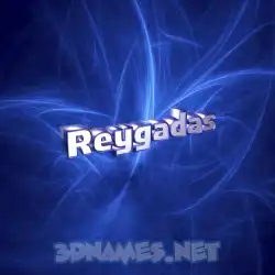 reygadas in Plasma style - 3D name wallpaper