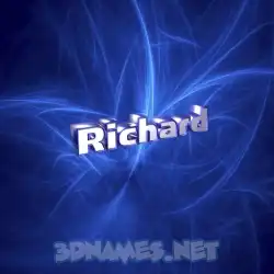 richard in Plasma style - 3D name wallpaper