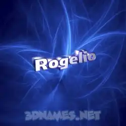 rogelio in Plasma style - 3D name wallpaper