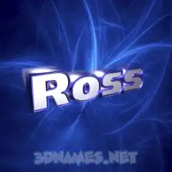 ross in Plasma style - 3D name wallpaper